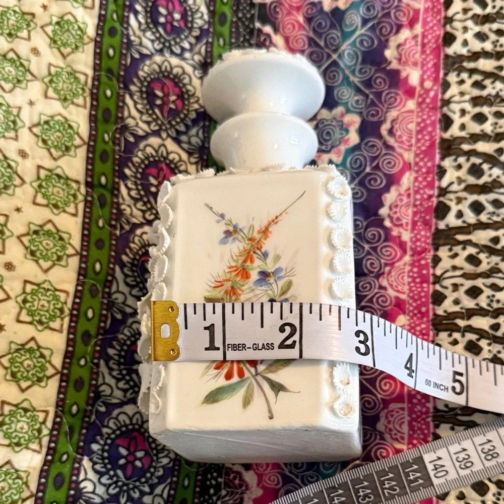 Elegant Floral White Vase